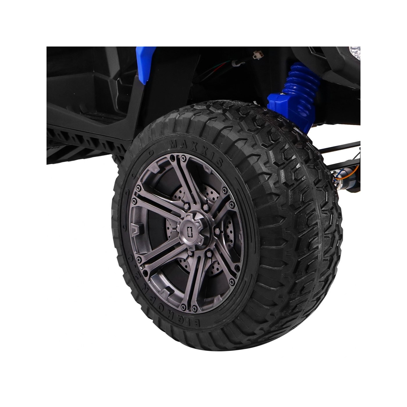 Quad Maverick 4x4 Elektrické dětské vozidlo Modrá EVA kola Audio Panel LED