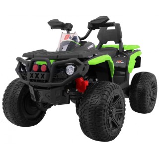 Quad Maverick 4x4 Elektrické dětské vozidlo Zelená kola EVA Audio Panel LED