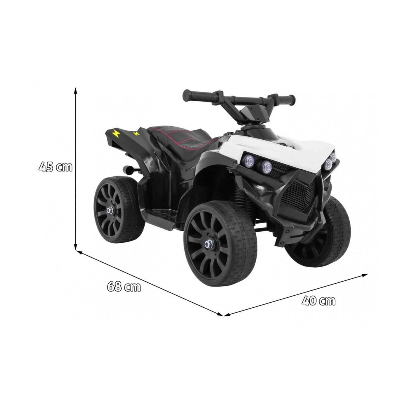 Vozidlo Quad NAVI BÍLÉ