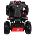 Quad dobíjecí Sport Run Kids černý + Naped 4x4 + LED + MP3 rádio