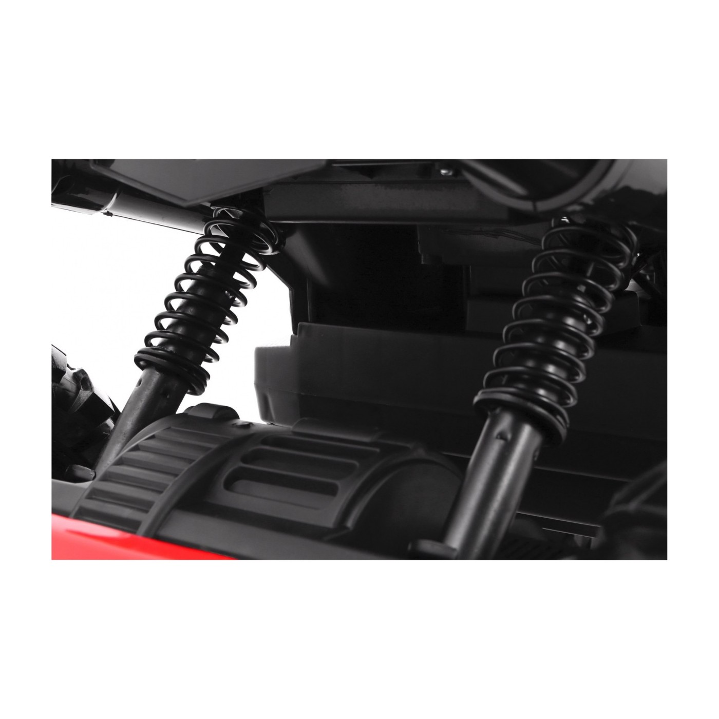 Quad dobíjecí Sport Run Kids černý + Naped 4x4 + LED + MP3 rádio