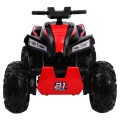 Quad dobíjecí Sport Run Kids černý + Naped 4x4 + LED + MP3 rádio