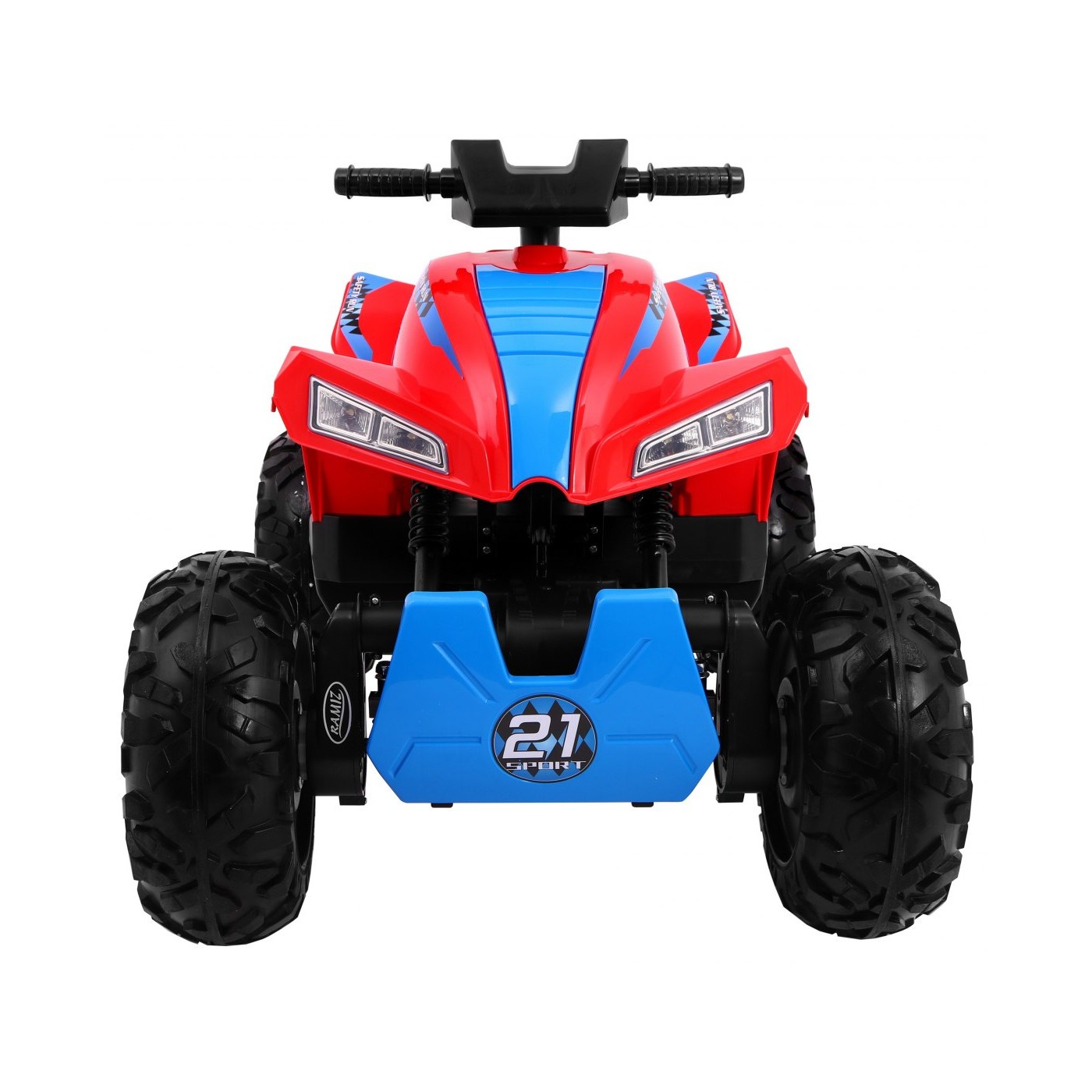 Quad dobíjecí Sport Run Kids červená + Naped 4x4 + LED + MP3 rádio