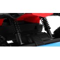 Quad dobíjecí Sport Run Kids červená + Naped 4x4 + LED + MP3 rádio