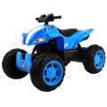 Quad dobíjecí Sport Run Kids Blue + Naped 4x4 + LED + MP3 rádio