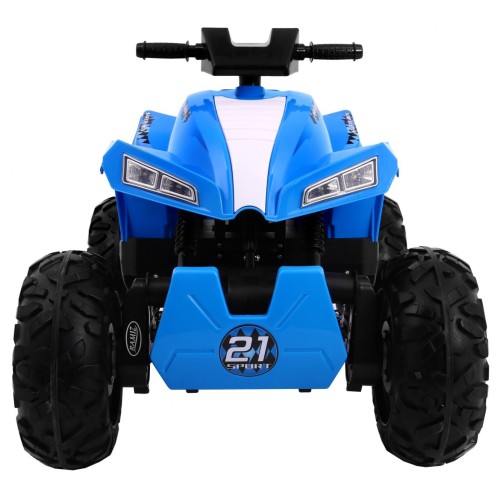 Quad dobíjecí Sport Run Kids Blue + Naped 4x4 + LED + MP3 rádio
