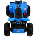 Quad dobíjecí Sport Run Kids Blue + Naped 4x4 + LED + MP3 rádio