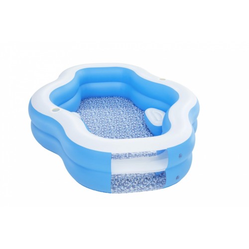 Nafukovací rodinný bazén 270x198x51cm BESTWAY okýnko + 2 nafukovací sedadla