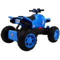 Quad dobíjecí Sport Run Kids Blue + Naped 4x4 + LED + MP3 rádio