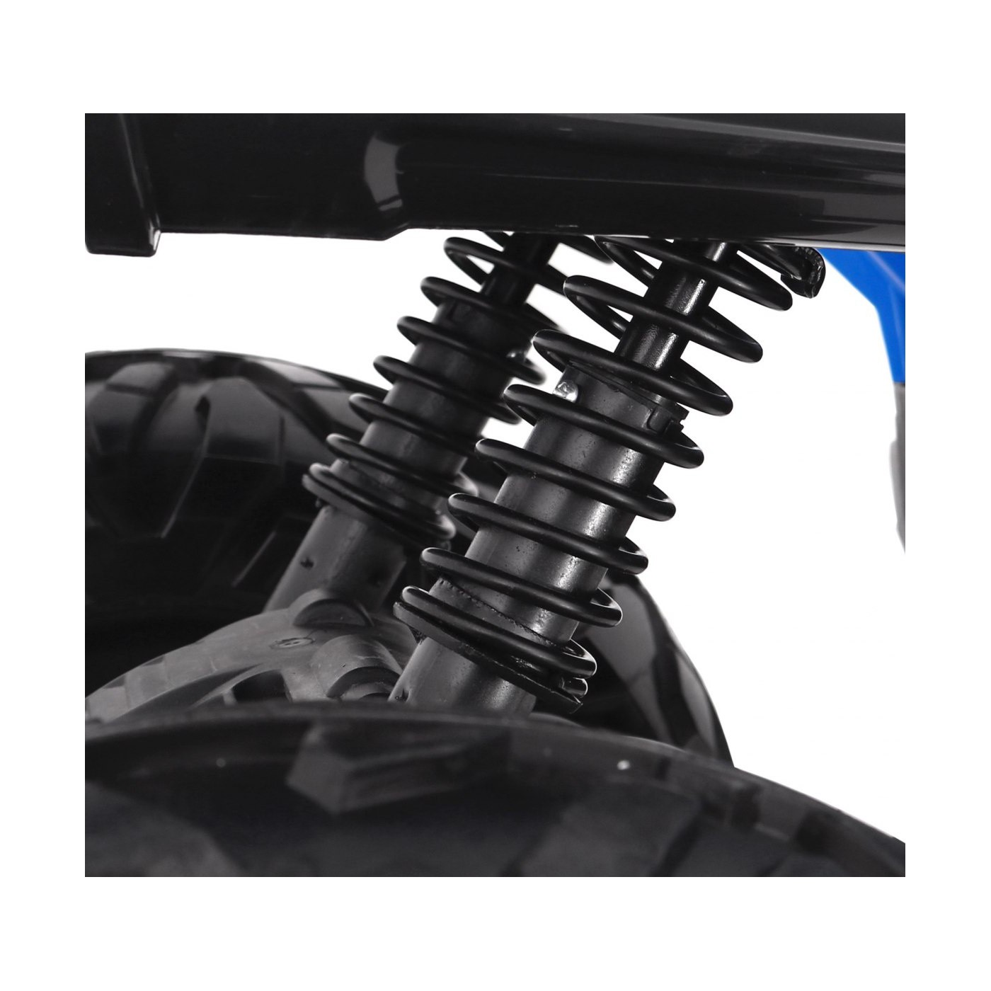 Quad dobíjecí Sport Run Kids Blue + Naped 4x4 + LED + MP3 rádio
