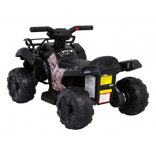 Quad Storm dětská baterie černá + motor 25W + MP3 USB + LED