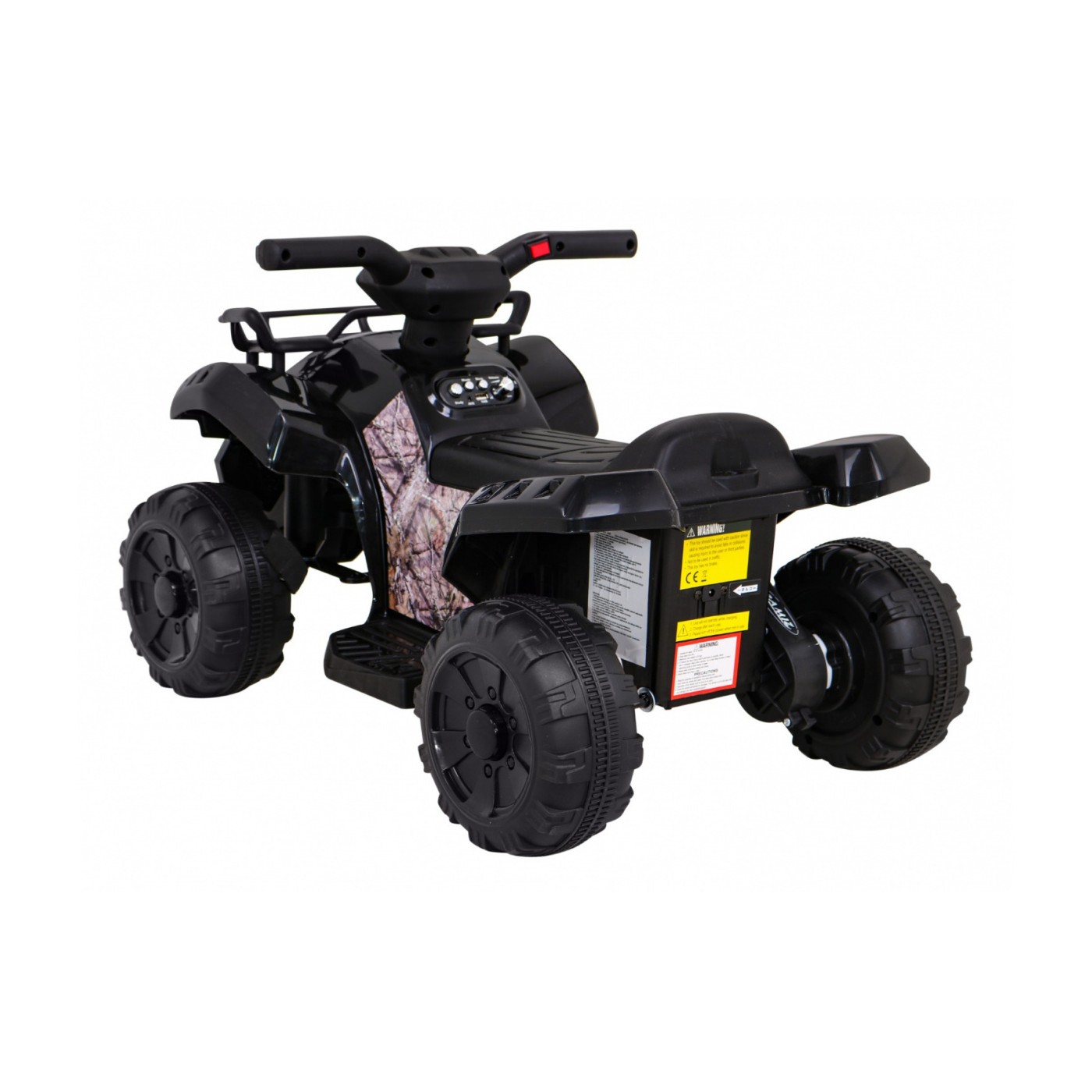 Quad Storm dětská baterie černá + motor 25W + MP3 USB + LED