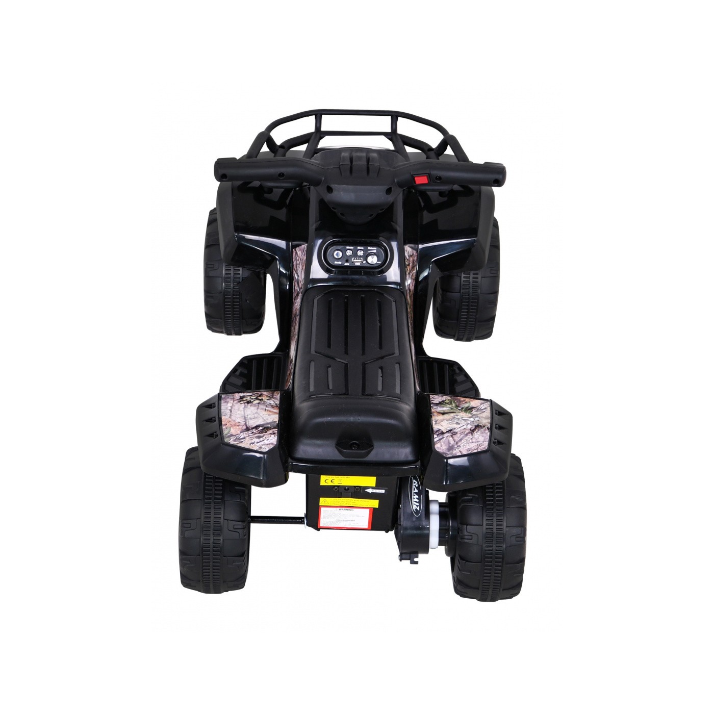 Quad Storm dětská baterie černá + motor 25W + MP3 USB + LED