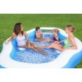 Nafukovací rodinný bazén 270x198x51cm BESTWAY okýnko + 2 nafukovací sedadla