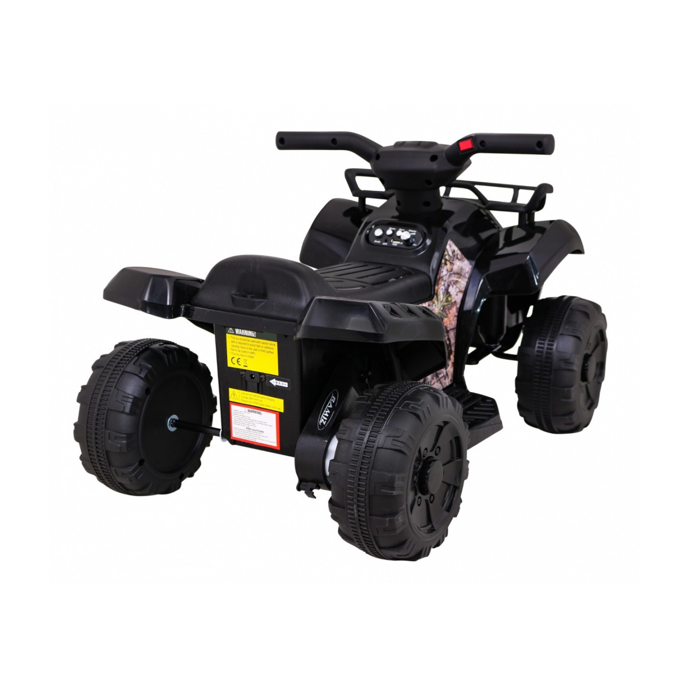 Quad Storm dětská baterie černá + motor 25W + MP3 USB + LED