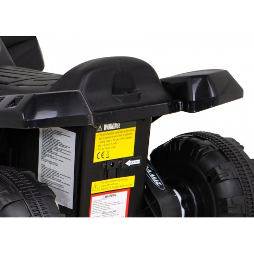 Quad Storm dětská baterie černá + motor 25W + MP3 USB + LED