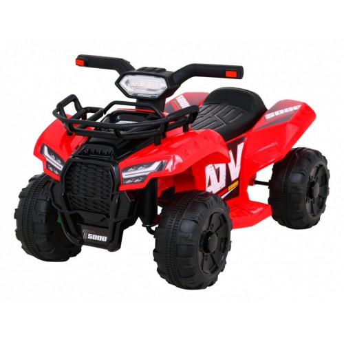 Dětská baterie Quad Storm červená + motor 25W + MP3 USB + LED