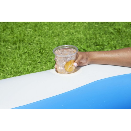 Nafukovací rodinný bazén 270x198x51cm BESTWAY okýnko + 2 nafukovací sedadla