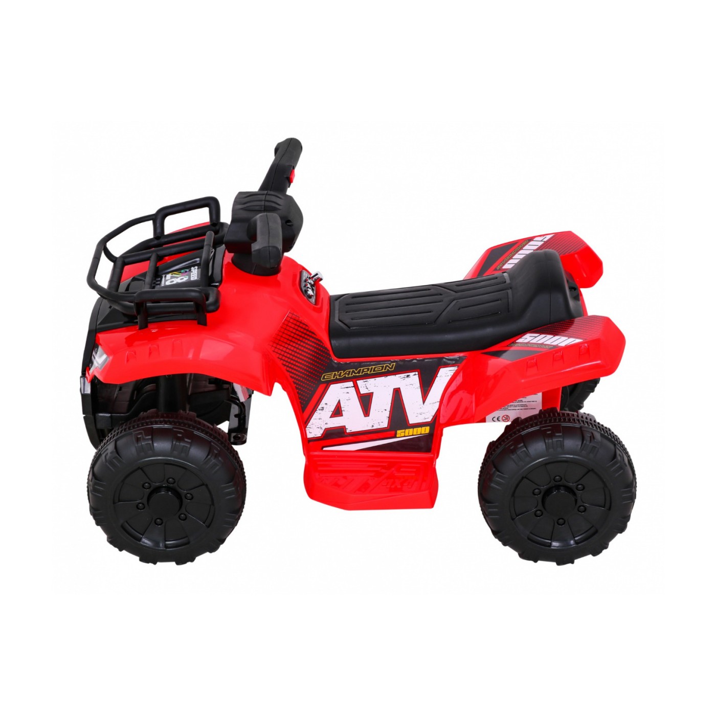 Dětská baterie Quad Storm červená + motor 25W + MP3 USB + LED