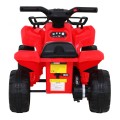 Dětská baterie Quad Storm červená + motor 25W + MP3 USB + LED