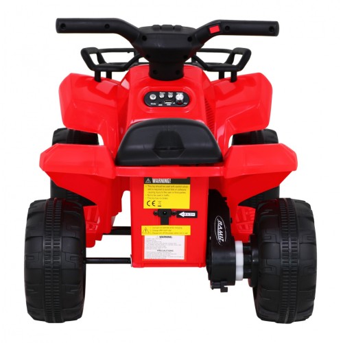 Dětská baterie Quad Storm červená + motor 25W + MP3 USB + LED