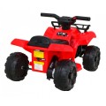 Dětská baterie Quad Storm červená + motor 25W + MP3 USB + LED
