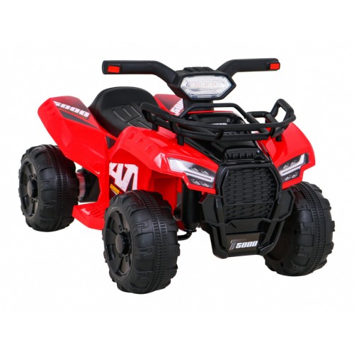 Dětská baterie Quad Storm červená + motor 25W + MP3 USB + LED