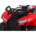 Dětská baterie Quad Storm červená + motor 25W + MP3 USB + LED