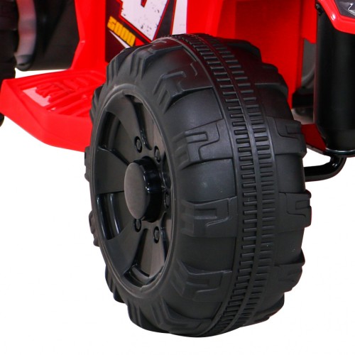 Dětská baterie Quad Storm červená + motor 25W + MP3 USB + LED