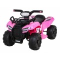 Quad Storm dětská baterie růžová + motor 25W + MP3 USB + LED