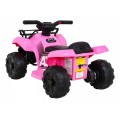 Quad Storm dětská baterie růžová + motor 25W + MP3 USB + LED