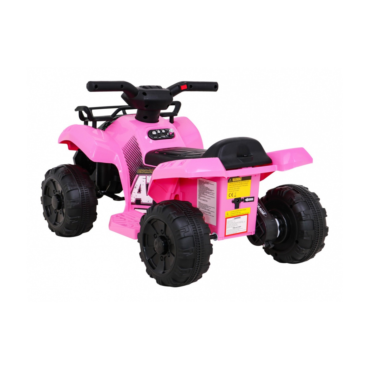 Quad Storm dětská baterie růžová + motor 25W + MP3 USB + LED
