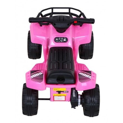 Quad Storm dětská baterie růžová + motor 25W + MP3 USB + LED