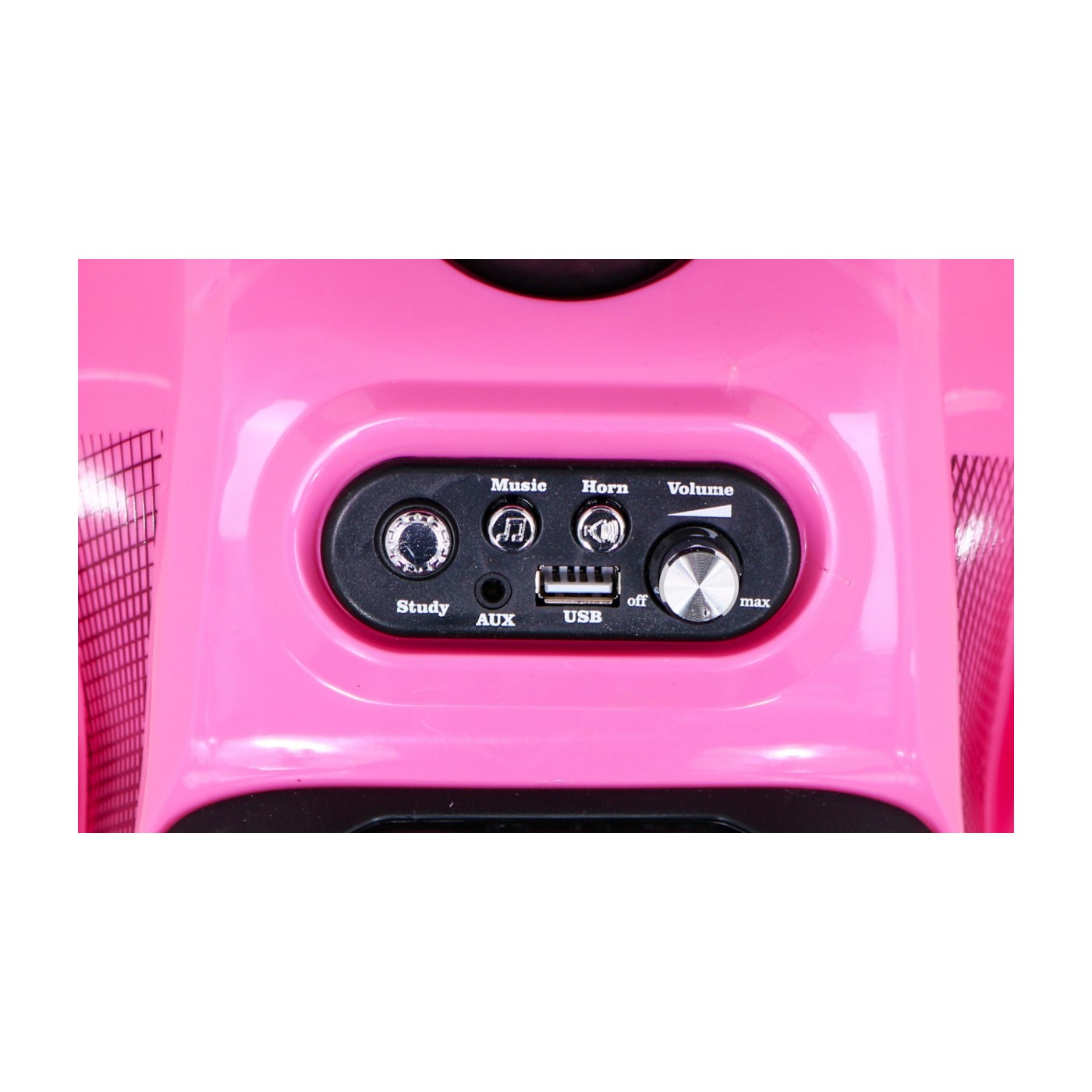 Quad Storm dětská baterie růžová + motor 25W + MP3 USB + LED