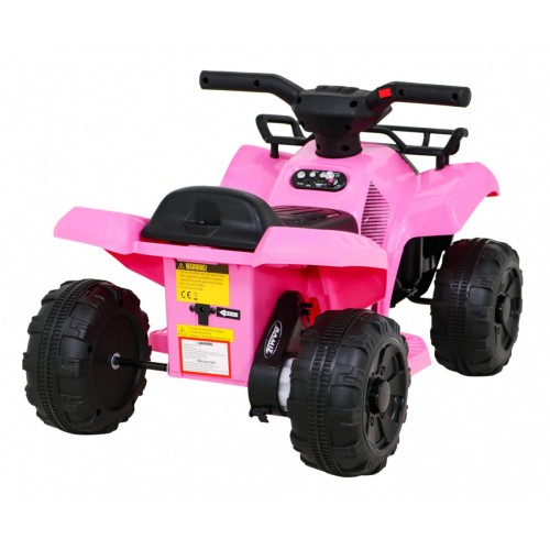 Quad Storm dětská baterie růžová + motor 25W + MP3 USB + LED