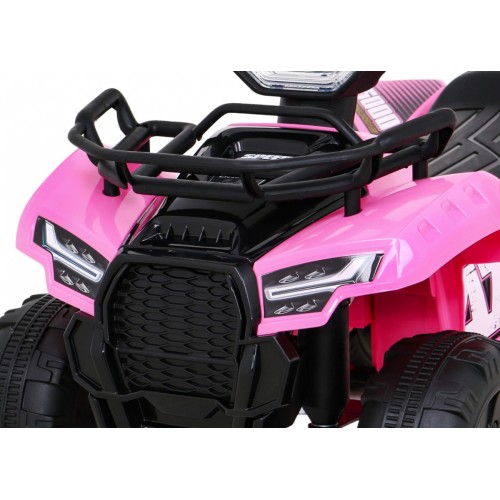 Quad Storm dětská baterie růžová + motor 25W + MP3 USB + LED