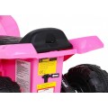 Quad Storm dětská baterie růžová + motor 25W + MP3 USB + LED