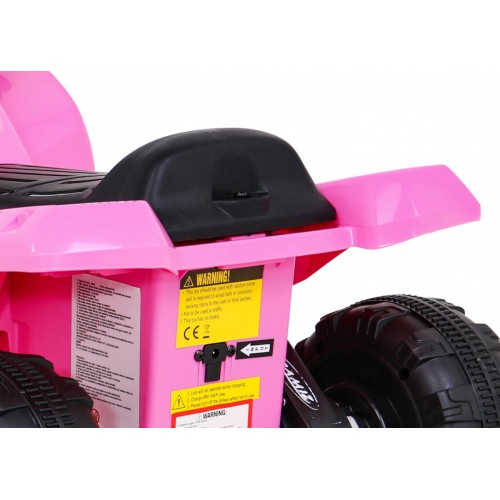 Quad Storm dětská baterie růžová + motor 25W + MP3 USB + LED