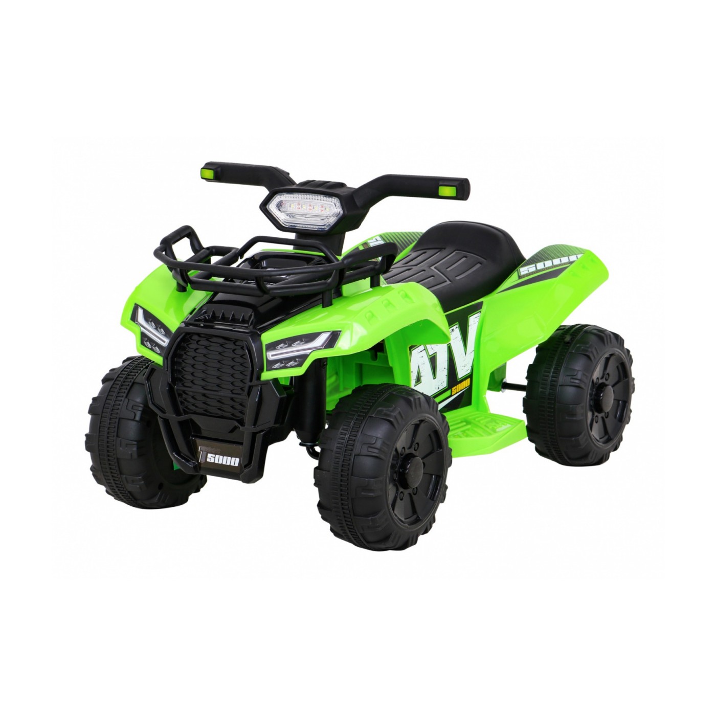 Quad Storm dětská baterie zelená + motor 25W + MP3 USB + LED