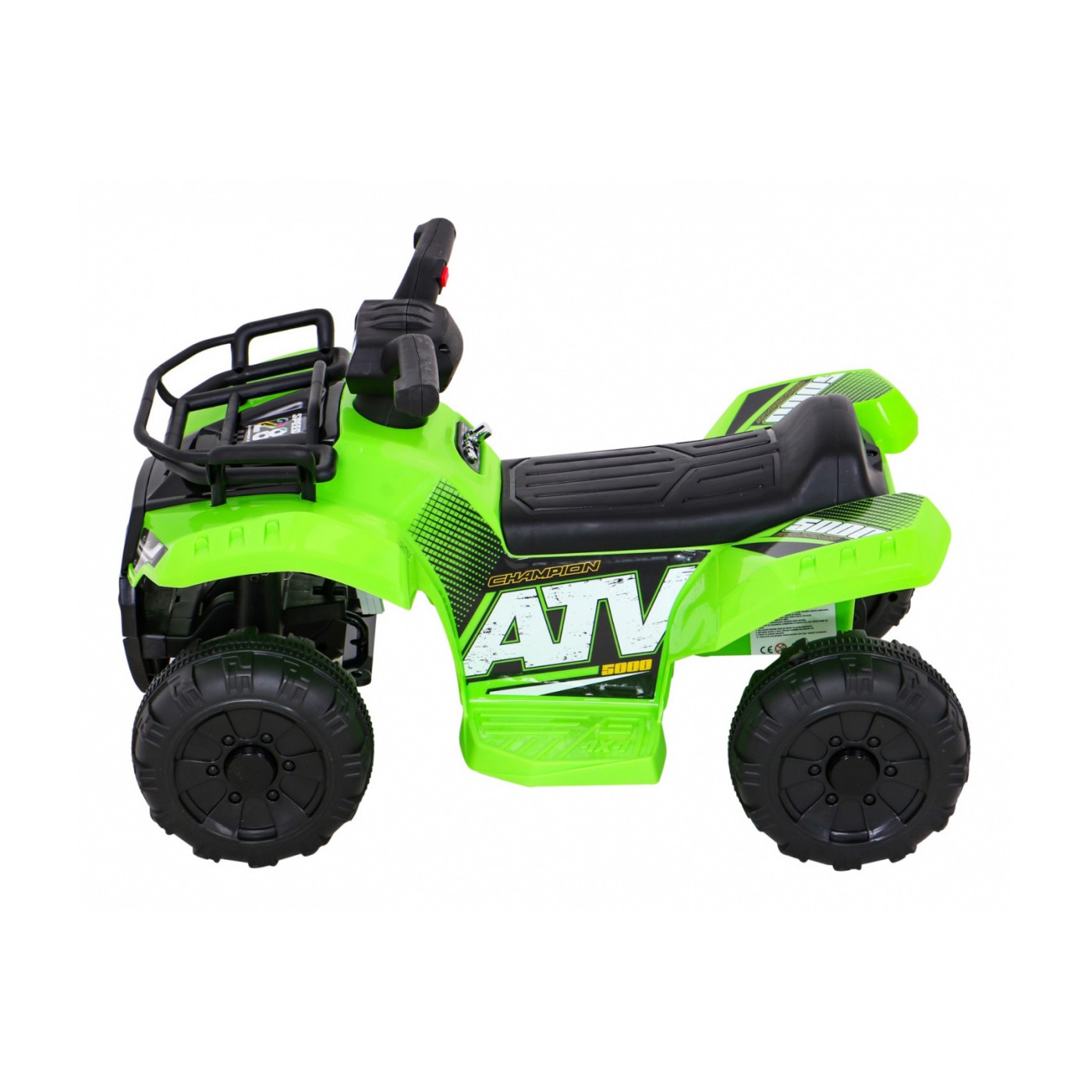 Quad Storm dětská baterie zelená + motor 25W + MP3 USB + LED