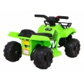 Quad Storm dětská baterie zelená + motor 25W + MP3 USB + LED