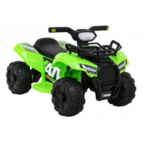 Quad Storm dětská baterie zelená + motor 25W + MP3 USB + LED