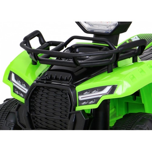 Quad Storm dětská baterie zelená + motor 25W + MP3 USB + LED