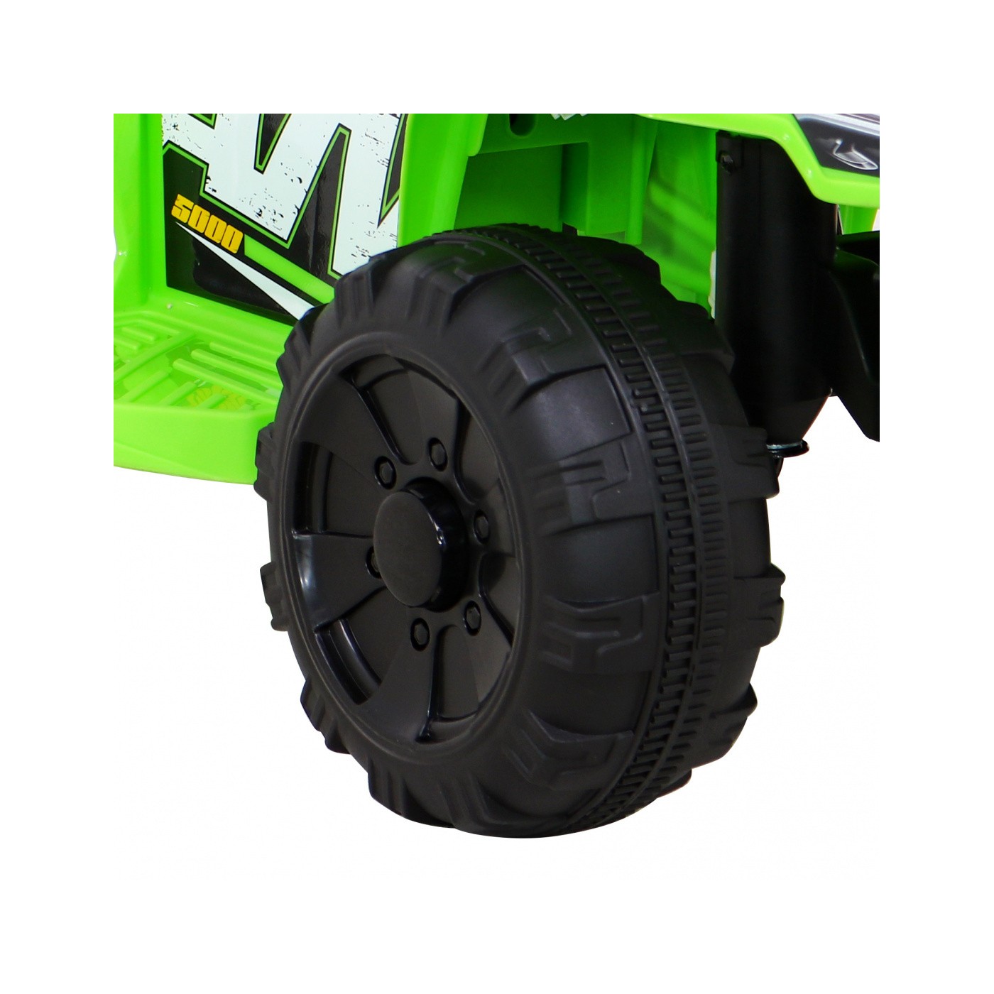 Quad Storm dětská baterie zelená + motor 25W + MP3 USB + LED