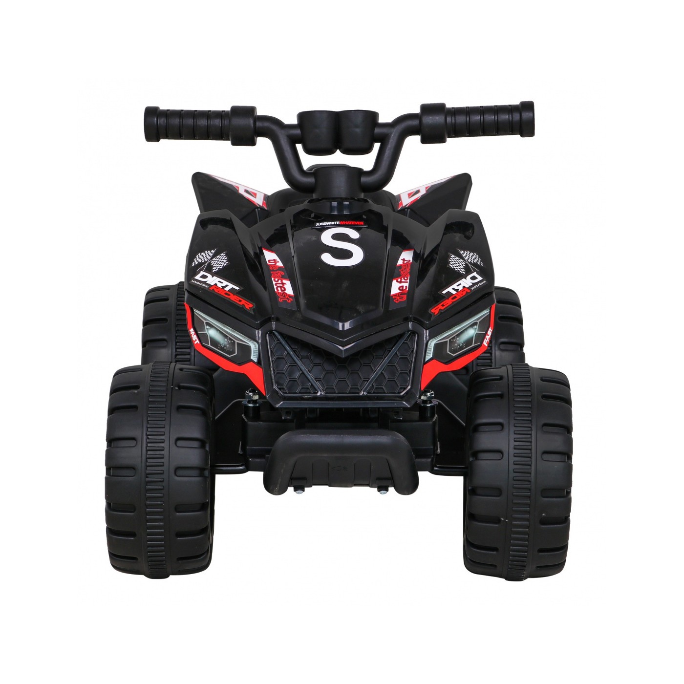 Quad Nejrychlejší dětská baterie černá + 25W motor