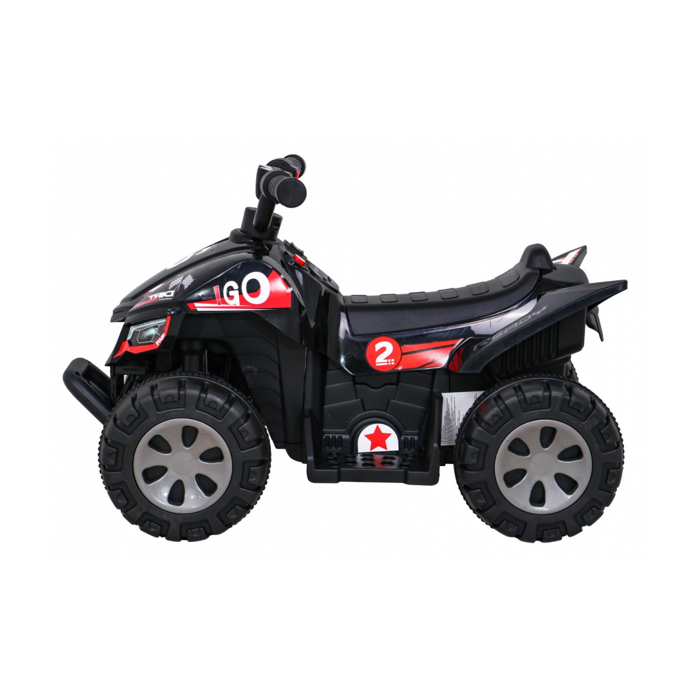 Quad Nejrychlejší dětská baterie černá + 25W motor