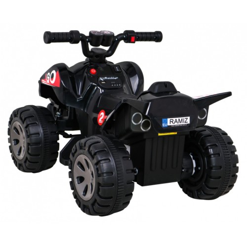 Quad Nejrychlejší dětská baterie černá + 25W motor