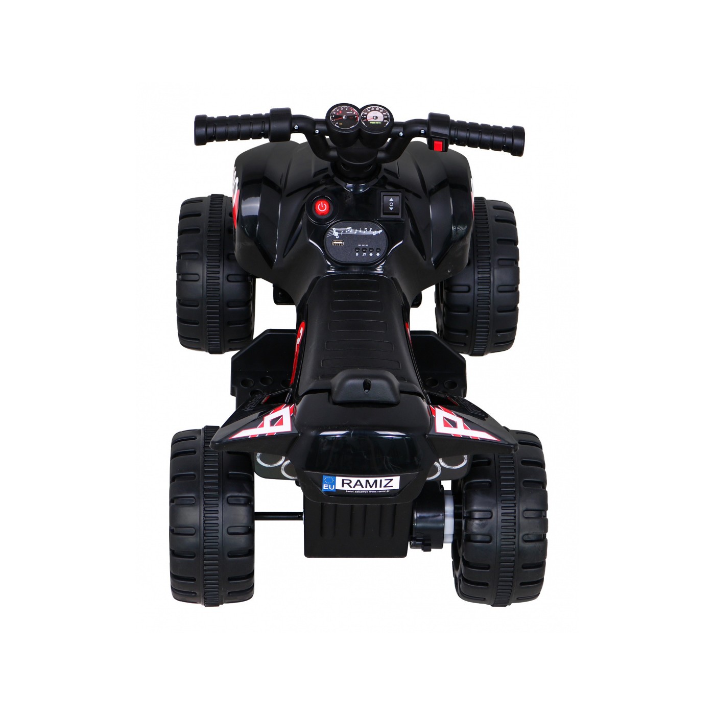 Quad Nejrychlejší dětská baterie černá + 25W motor