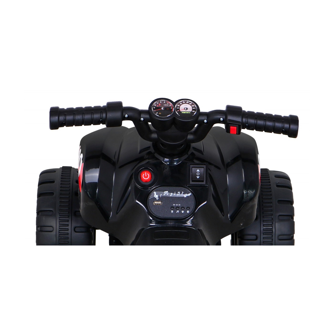 Quad Nejrychlejší dětská baterie černá + 25W motor