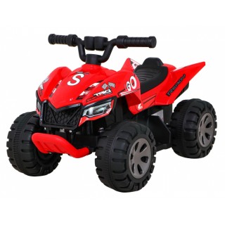 Quad Nejrychlejší dětská baterie červená + 25W motor